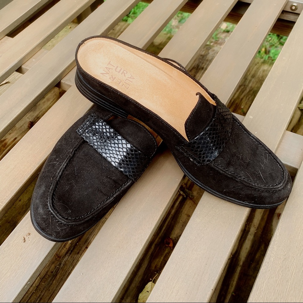 Suede Mules